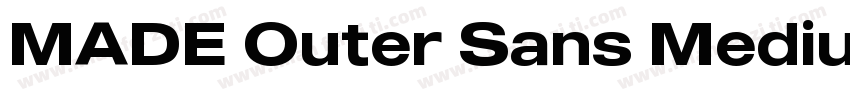 MADE Outer Sans Medium Future History D字体转换